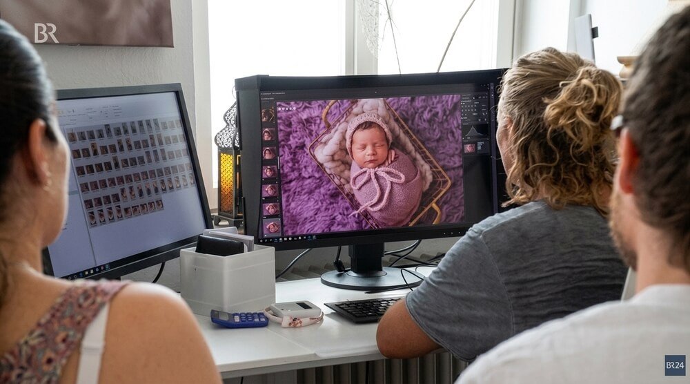 Live-Bildauswahl im Studio – Petit Amour Augsburg